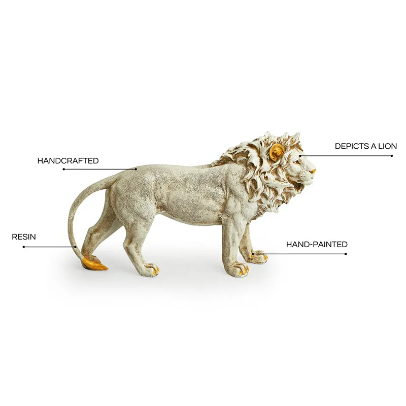 Leonine Charm Resin Showpiece media 4