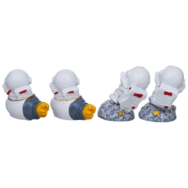 Astronaut Fun Showpiece - Set Of Four media 5