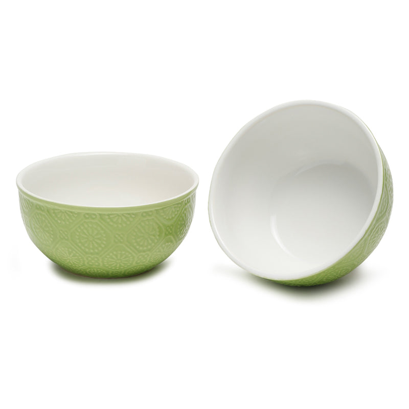 Cuppa Serving Bowl (Green,600 mL) - Set Of Two media 4