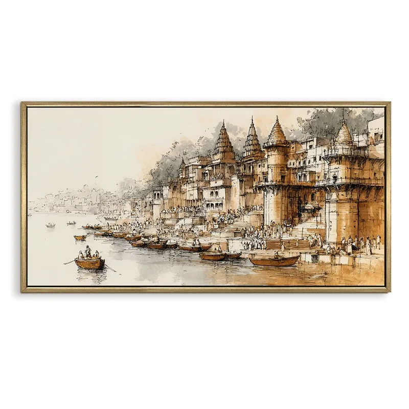 Architectural Echoes at Dusk Wall Art media 4