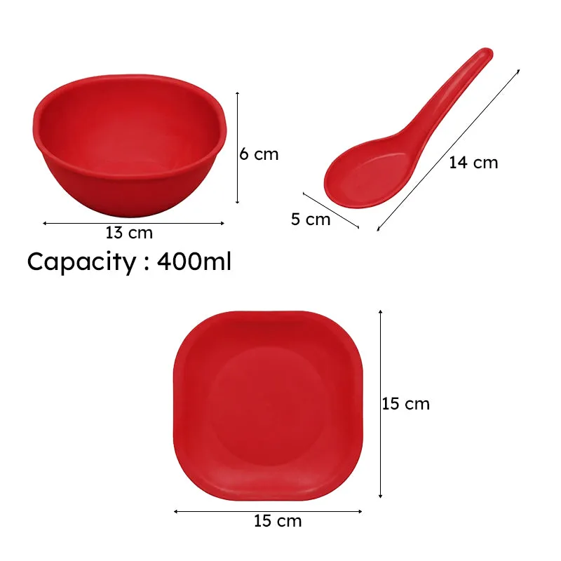 Cesar 400 ml Soup Bowl (Red) - Eighteen Piece Set media 6