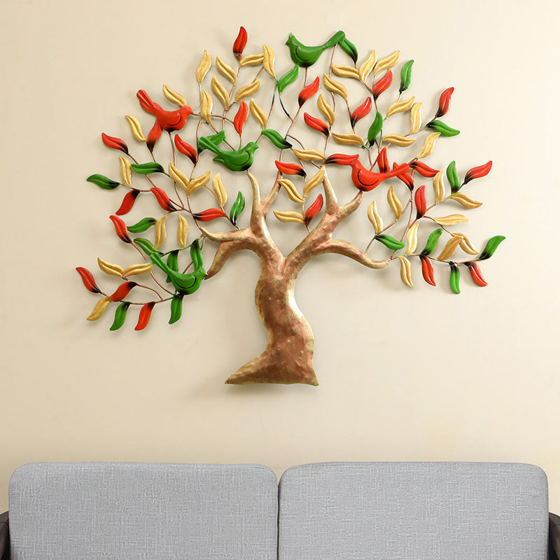 Prismatic Tree Metal Wall Accent