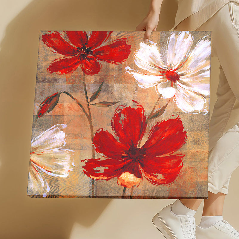 Poppy Strokes Canvas Wall Art media 4