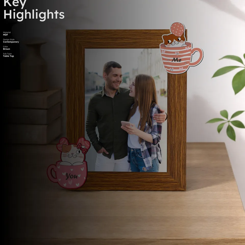 Lovio MDF Photo Frame with Magnetic Sticker II media 2