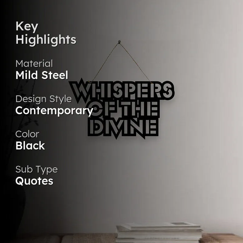Whispers Of The Divine Mild Steel Wall Accent media 2