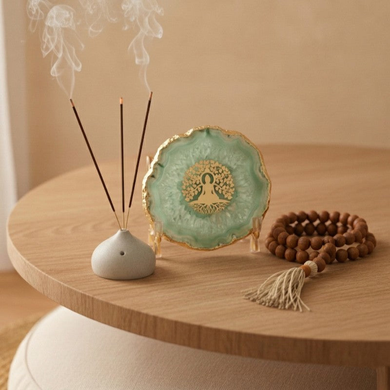 Bodhivriksha Agate Showpiece media 3