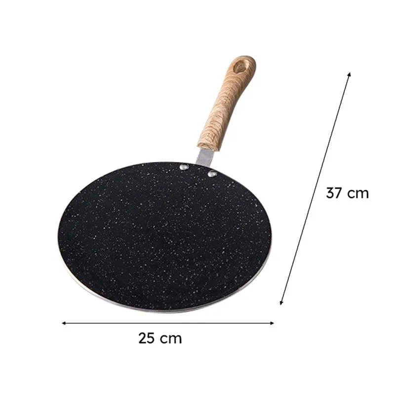 Bergner Bellini Plus Aura Non Stick Concave Roti Tawa - 25 CM media 8
