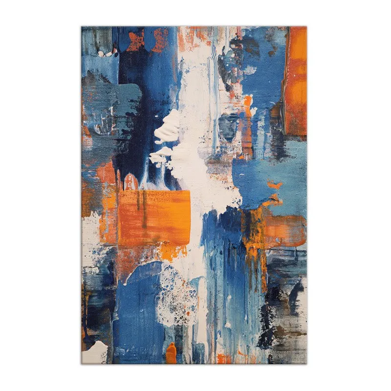 Stroke Color Fusion Canvas Wall Art media 3