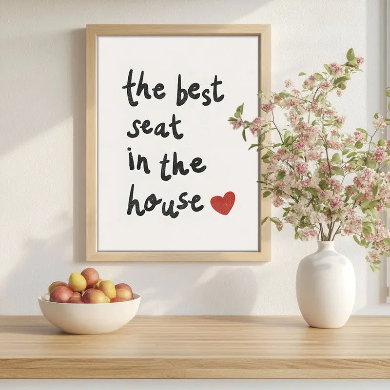 QuotedSitting Archival Canvas Wall Art - Brown media 1