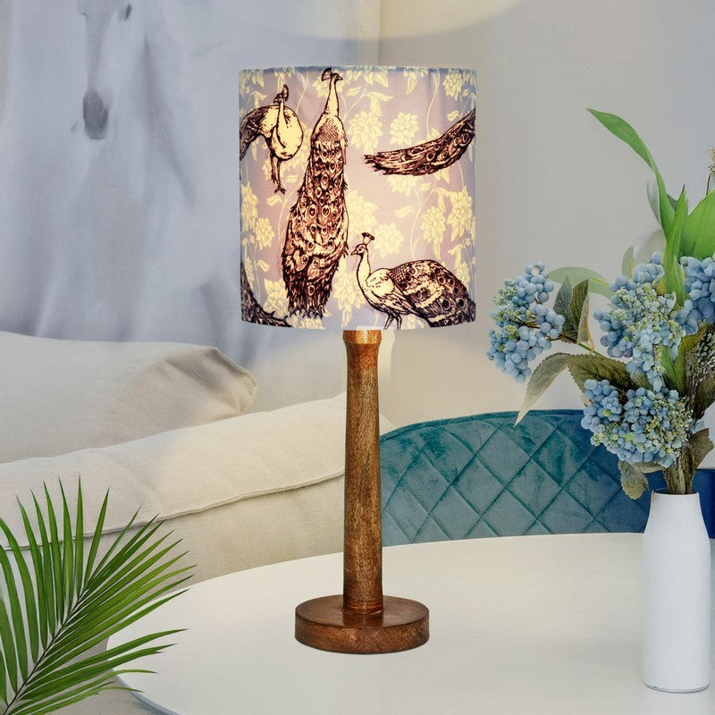 EverGlow Adjus Wooden Table Lamp - Multicolor