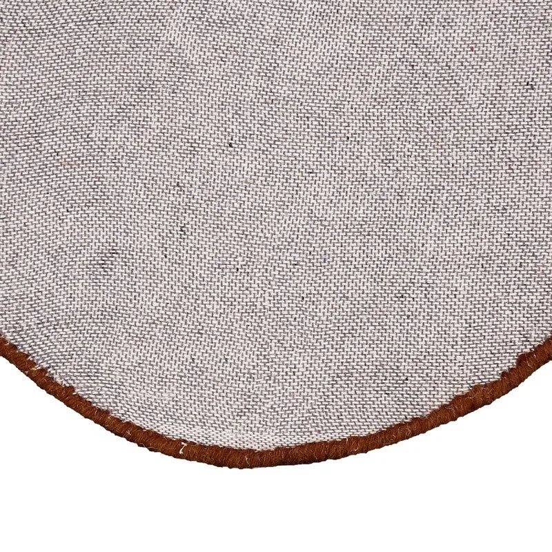 Smile Burst Wool Carpet - Maroon media 4