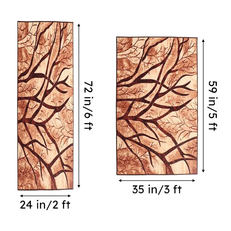 Earthy Branches Anti-Skid Carpet media 7