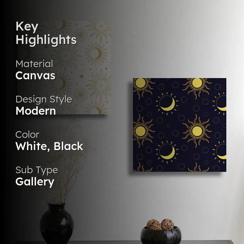 Day & Night Canvas Wall Art - Set Of Two media 2