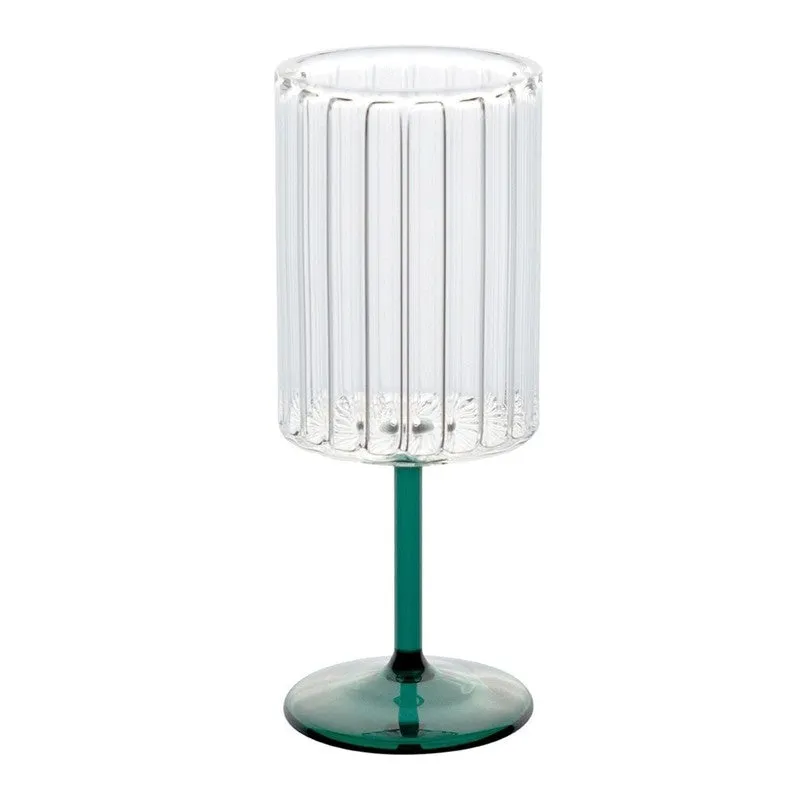 Frosted Elegance Goblet Glass(280 mL) - Set Of Two media 4