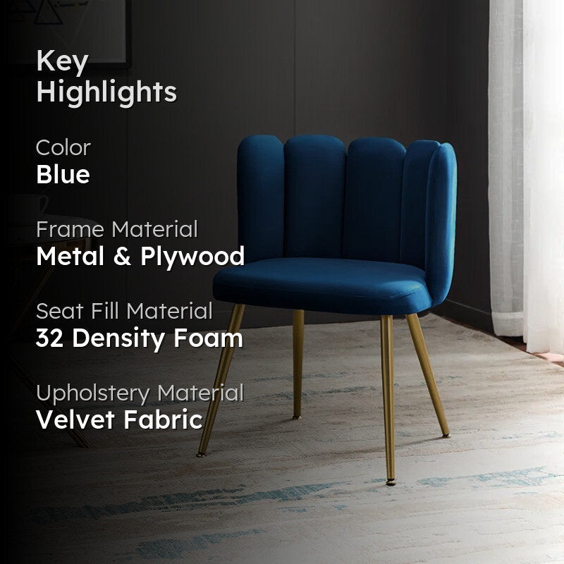 Marsillio Accent Chair - Blue media 2
