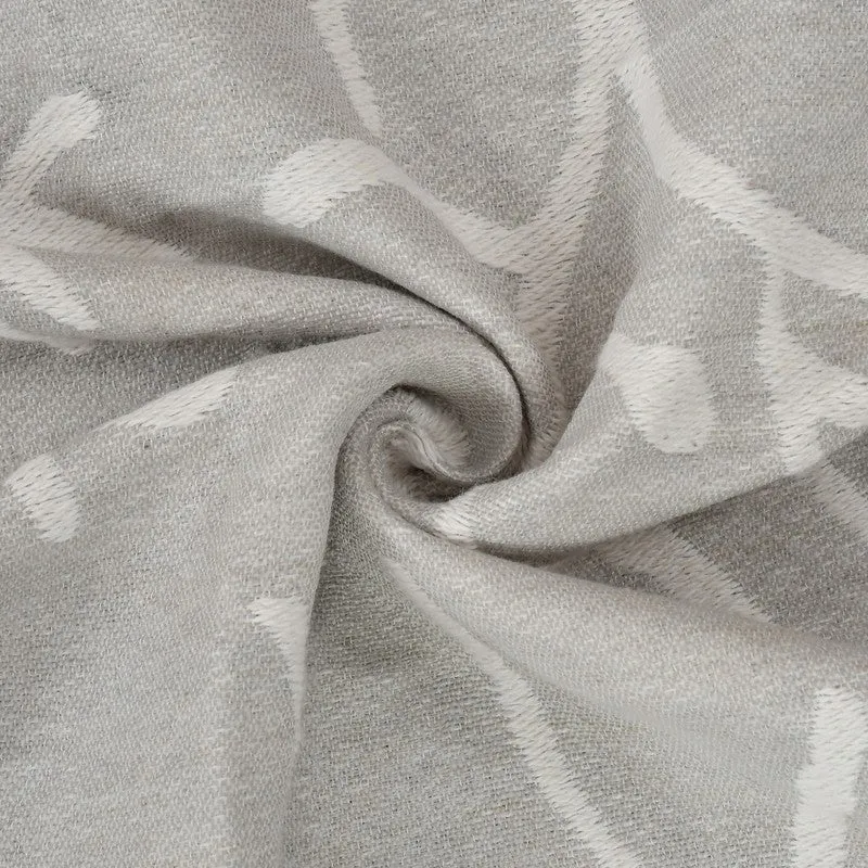 Petalyn Abstract Cotton Throws - Grey media 5