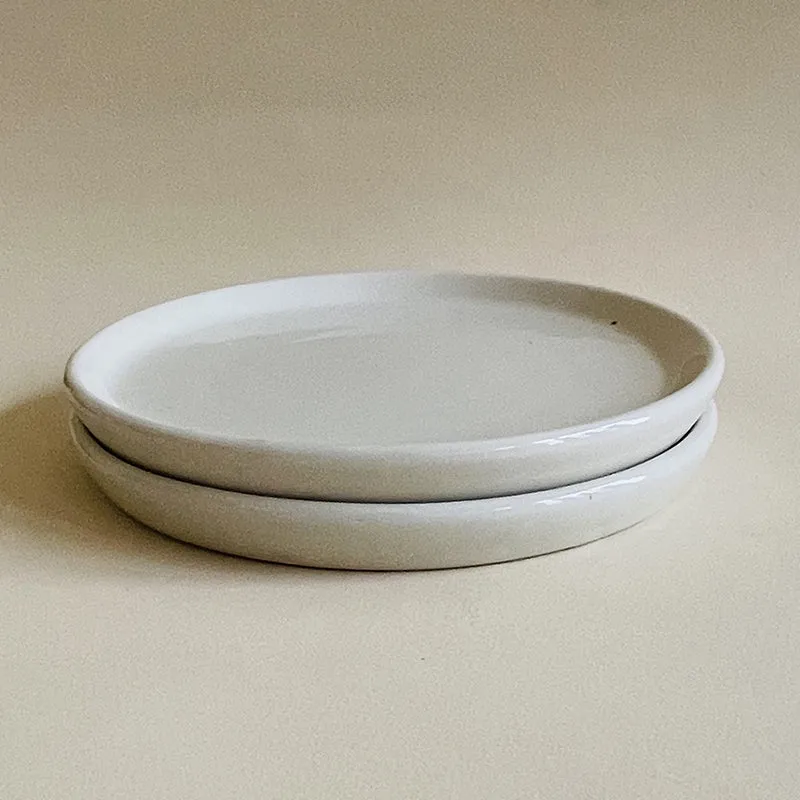 Aurale Ceramic Quarter Plate (White) - Set Of Two media 1