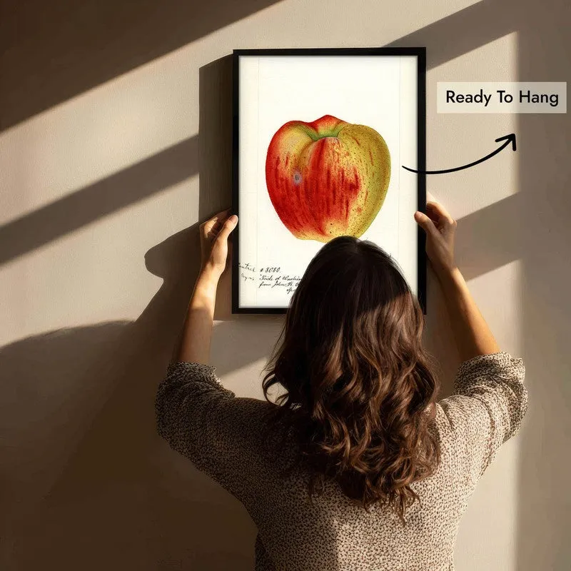 AppleHue Archival Canvas Wall Art - Black media 6