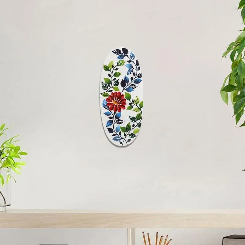 Floral Yard Printed Marble Wall Accent media 1
