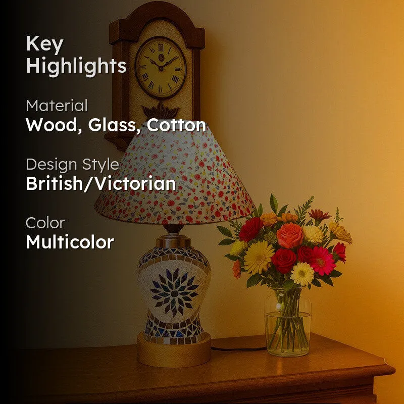 Floranira Fleura Arbor Cotton Table Lamp - Multicolor media 2
