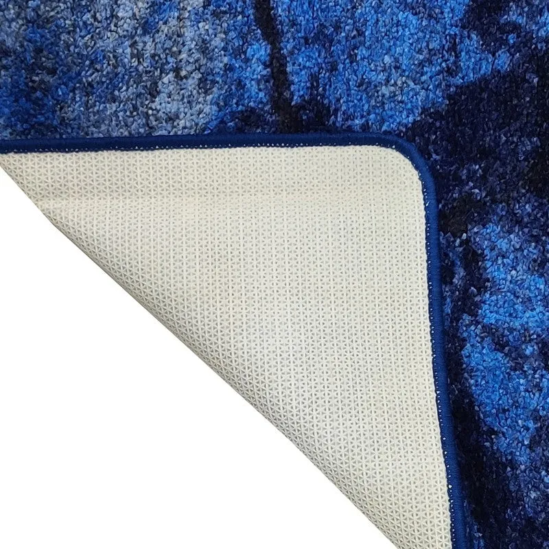 Syvon Abstract Micro Fiber Area Rug - Blue media 6