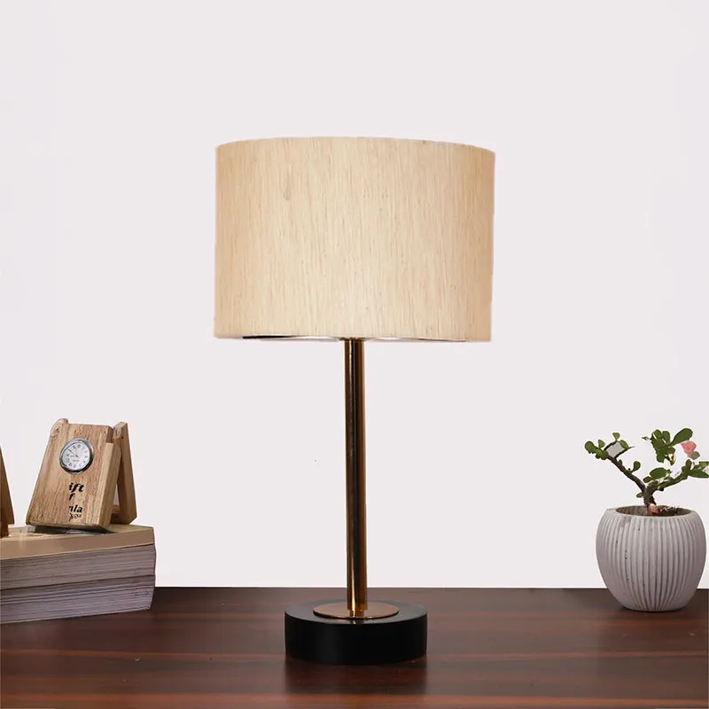 Cotin I Rodin Wooden Table Lamp - Beige,Gold,Black media 3