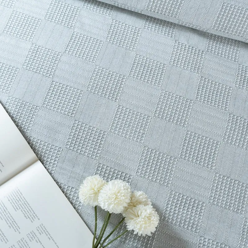 GridForm Cotton Bedsheet (Grey) - 300 TC media 6