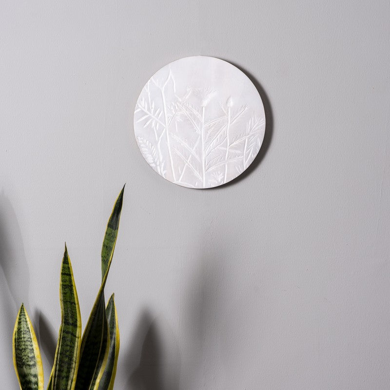 Ethereal Blooms Wooden Wall Plate