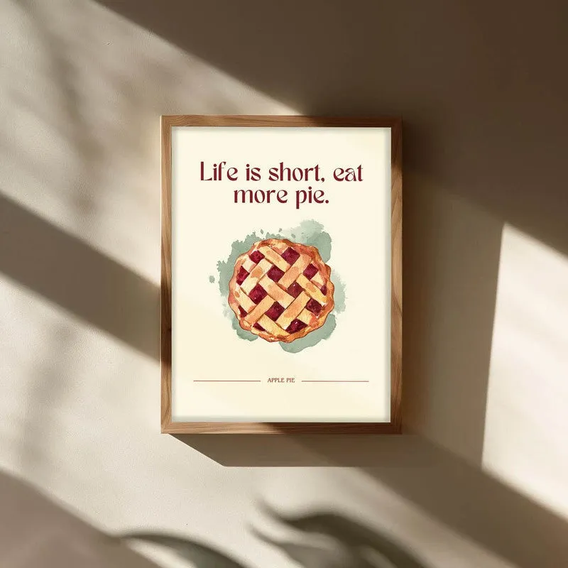 Crust Confession Archival Canvas Wall Art - Brown media 3