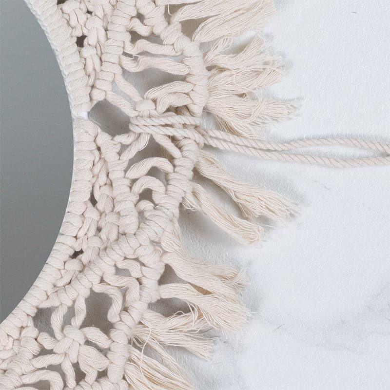 Vevian Macrame Wall Mirror media 5