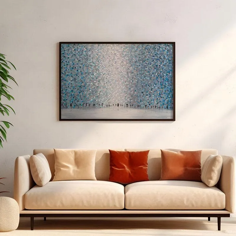 Dreaming Glam Canvas Wall Painting - Black Frame media 4