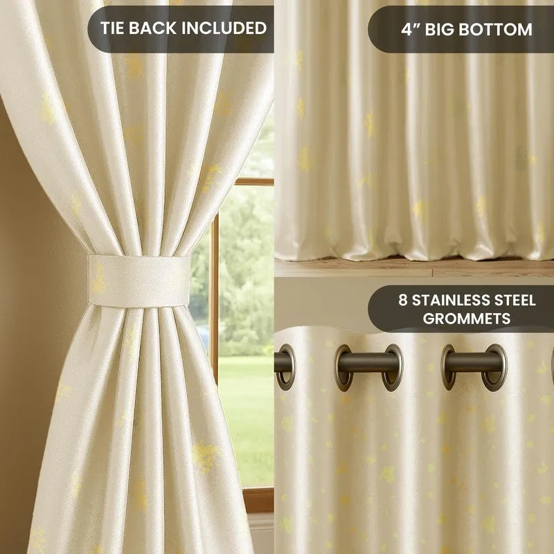 Dalmatian Cotton Curtain - Beige media 5
