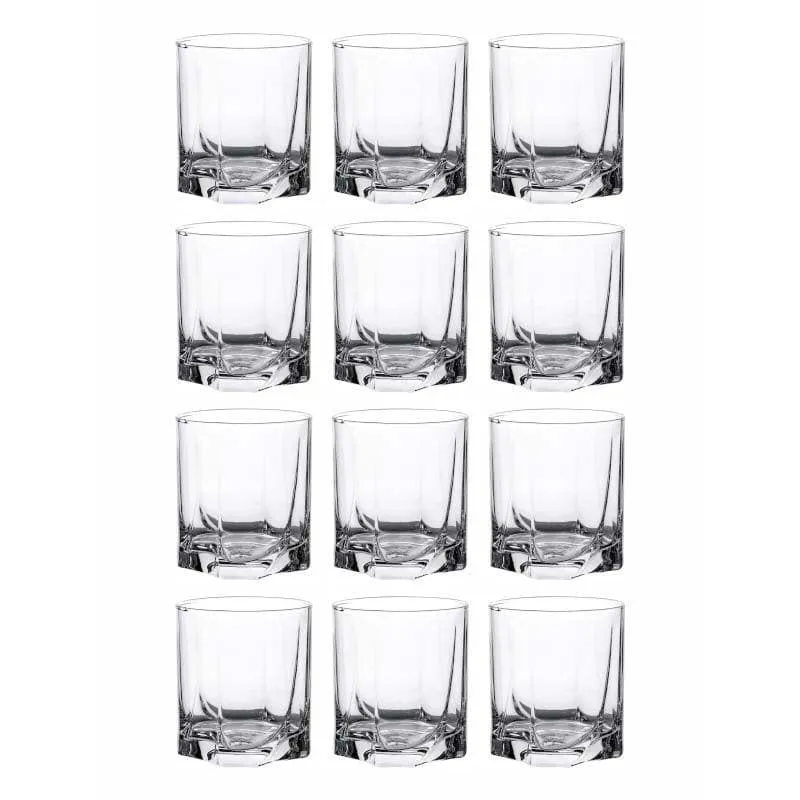 Pasabahce Karat Square Old Fashioned Glasses - 370 ML media 4