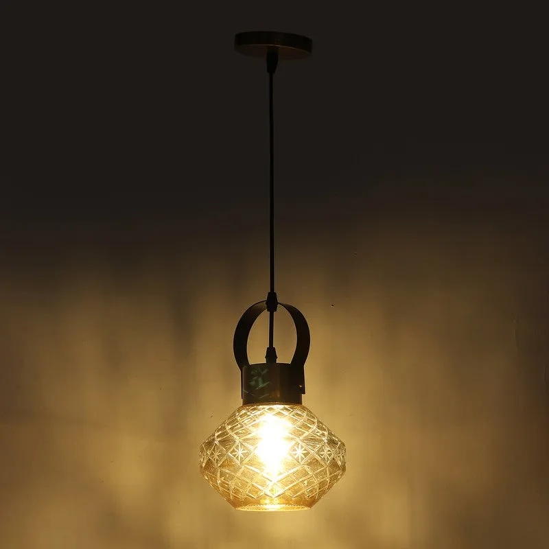 Vintage Style Pendant Glass Ceiling Lamp media 7
