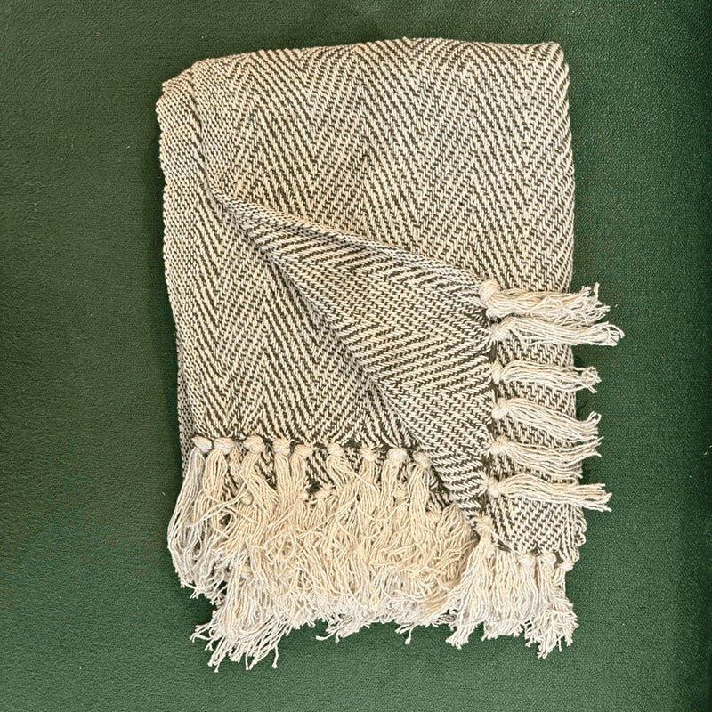 Moss Loom Cotton Throw media 6