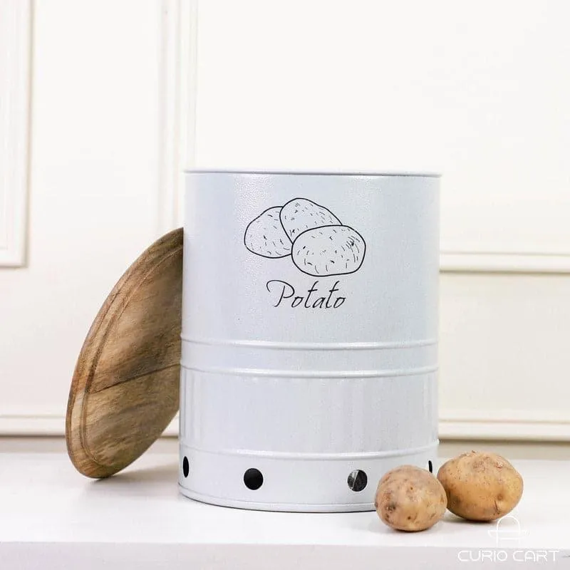 Chipo Potato Storage Container (Green & Brown) - 14 L media 1