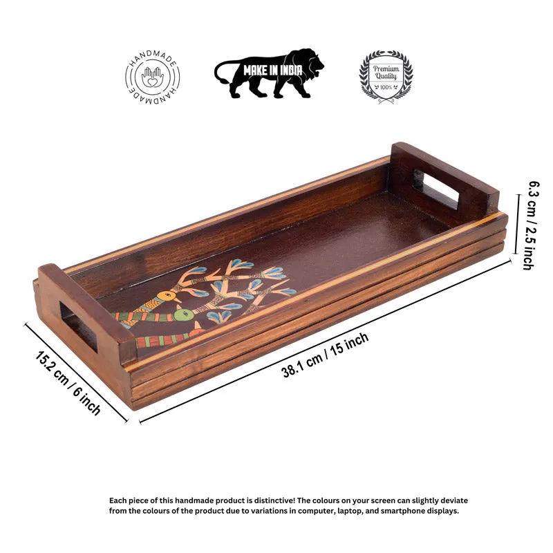 Indrapal Handcrafted Serving Tray media 6