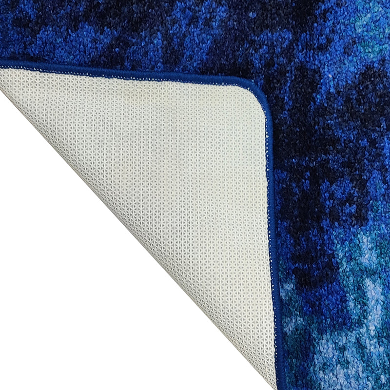 Alera Abstract Micro Fiber Runner Rug - Blue media 6