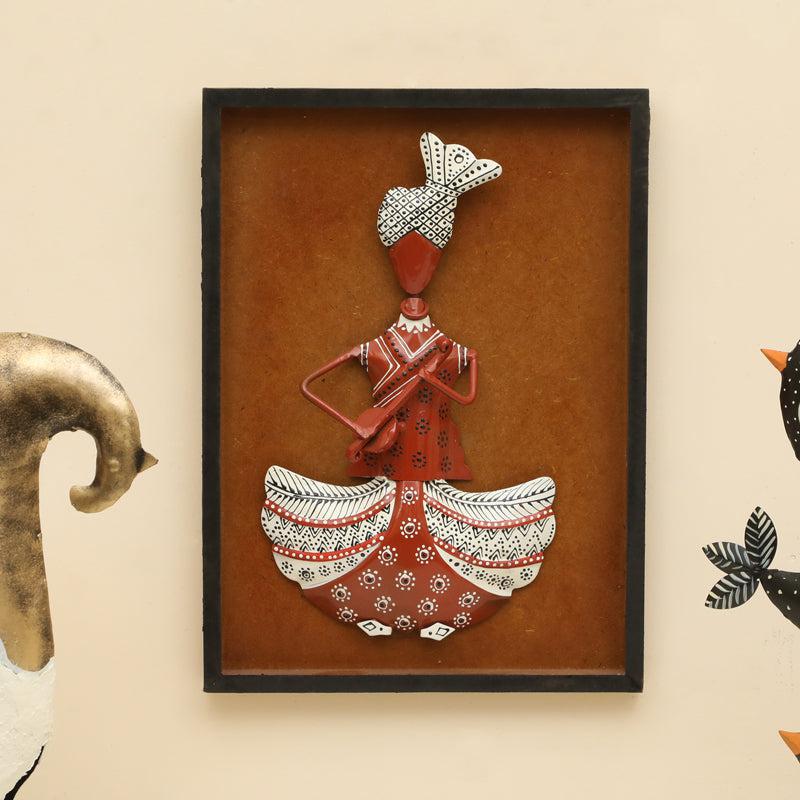 Rhythmic Legacy Sitar Metal Wall Accent