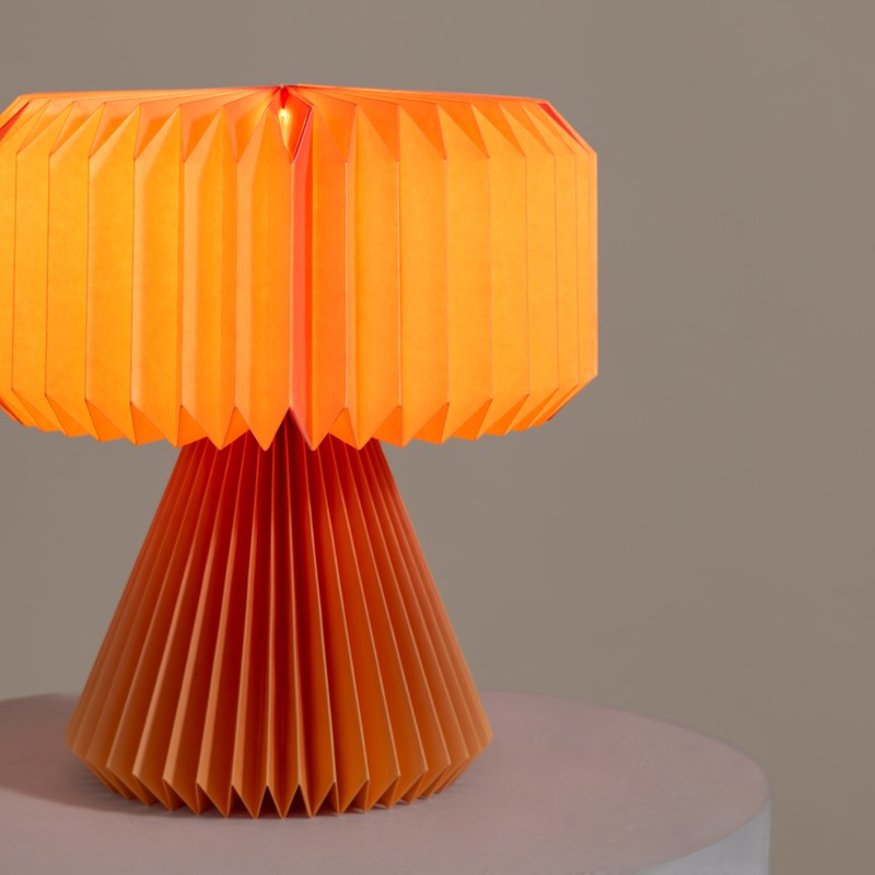 Fig Living Ori Peach Glow Table Lamp- Pink media 6