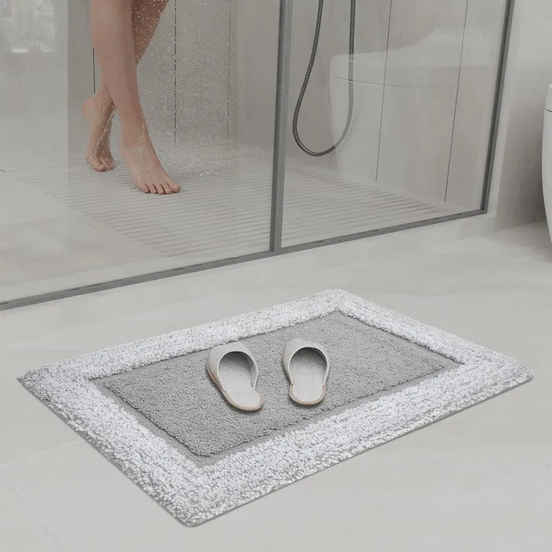 Orlina Polyester Bath Mat - Grey media 3