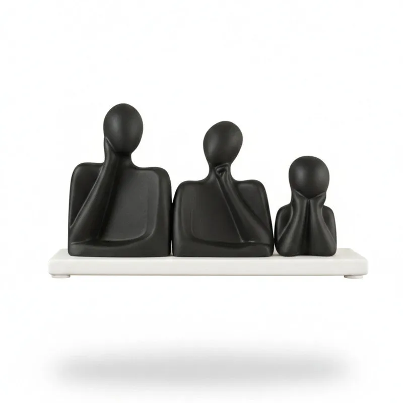 Trio Harmony Resin Showpiece media 5