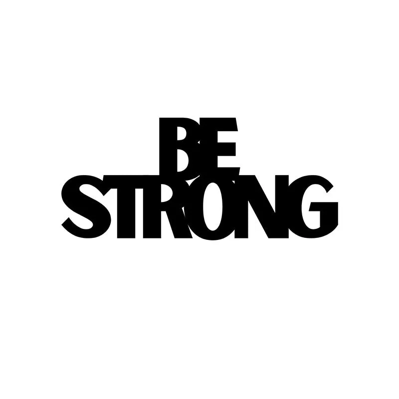 Be Strong Iron Wall Accent media 3