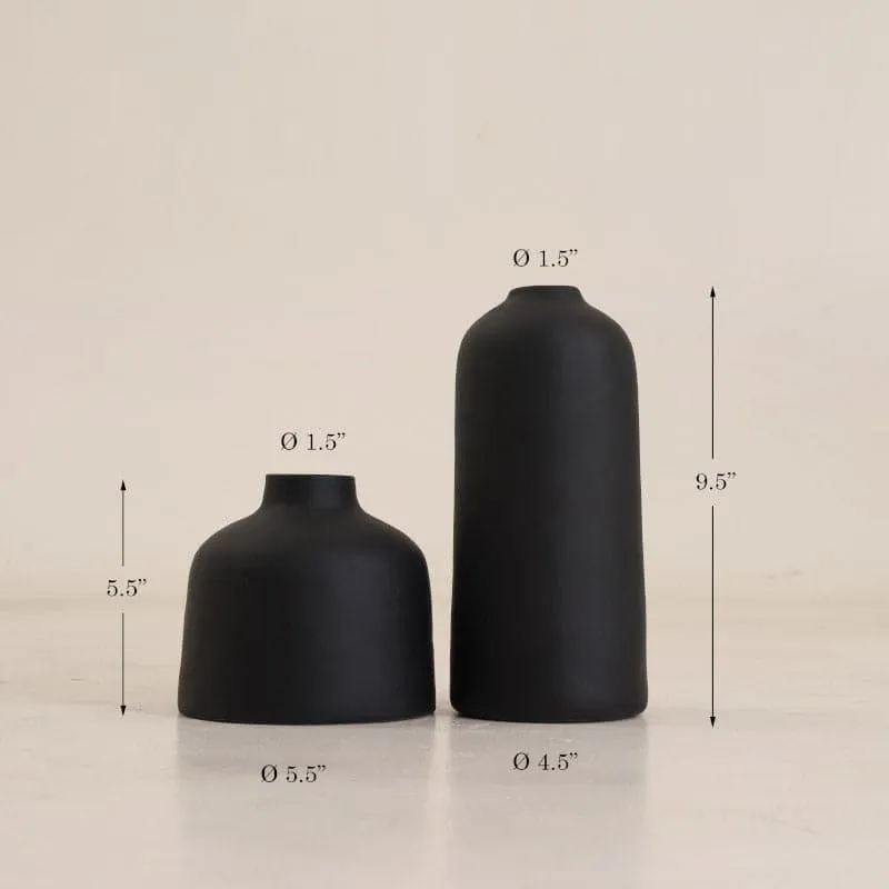 Kein Vase (Black) - Set Of Three media 4