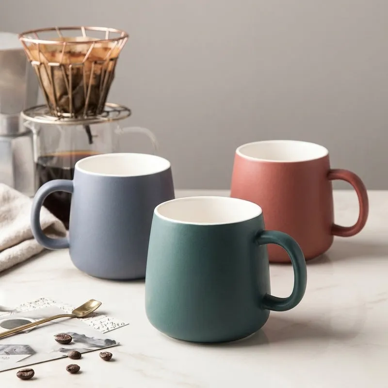 Floria Ceramic Coffee Mug (380 mL) - Green media 1