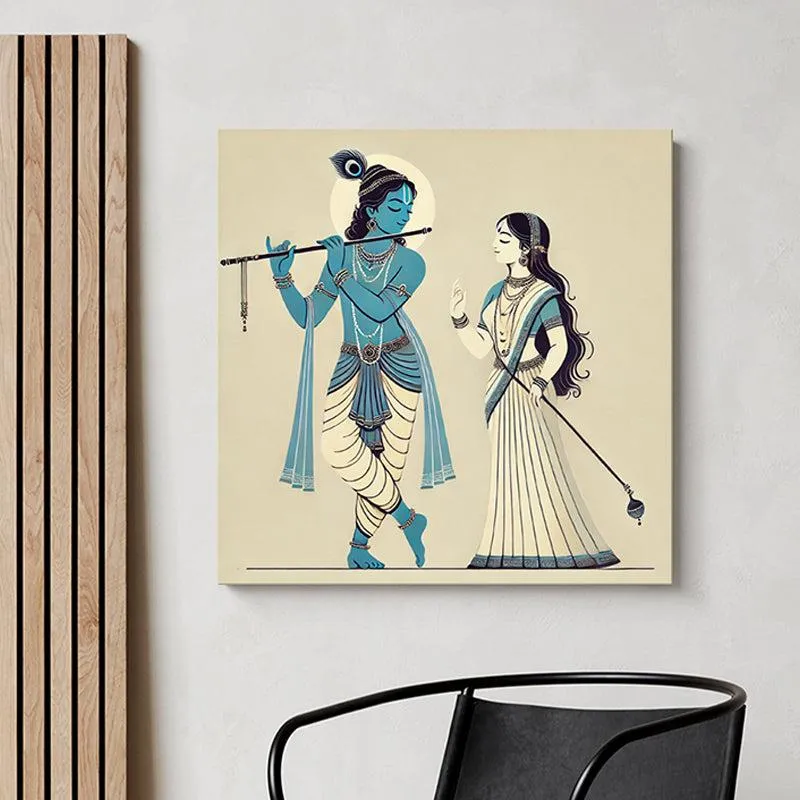 Radhika Gopi Wall Painting media 1