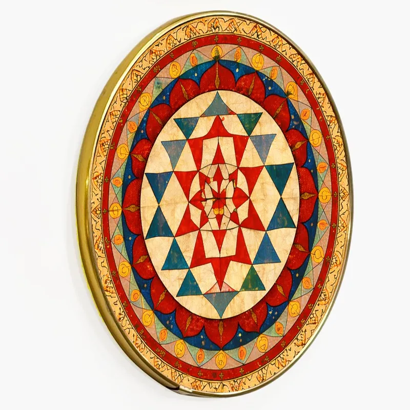 Geometric Mandala Paper Wall Art media 7