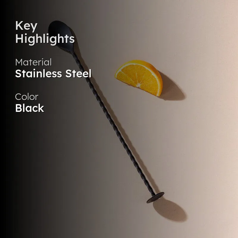 The Onyx Stainless Steel Bar Spoon media 2