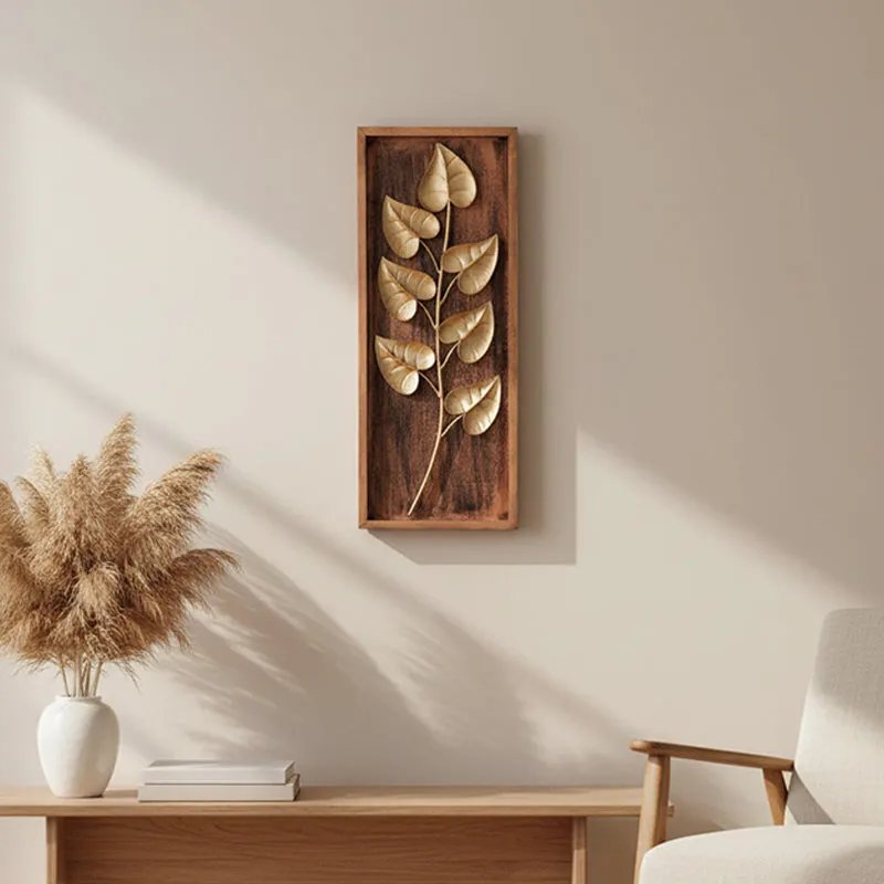 Dreamy Leaves Metal Wall Accent media 1
