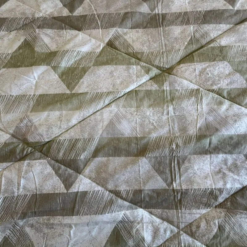 Sage Stipes Comforters  - 300 GSM media 4